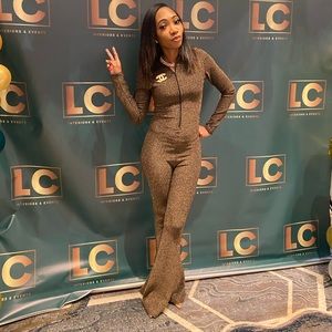 Shimmer Jumpsuit 🤍